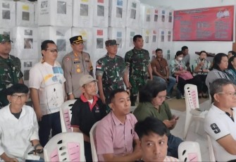 Danlanudal Manado Monitoring Hasil Rekapitulasi Pemilu Minut
