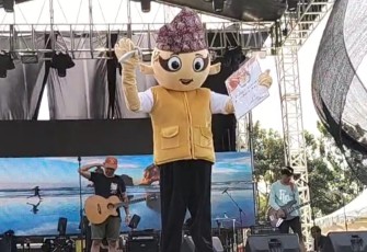 Peluncuran Maskot Pilkada Kaur 2024