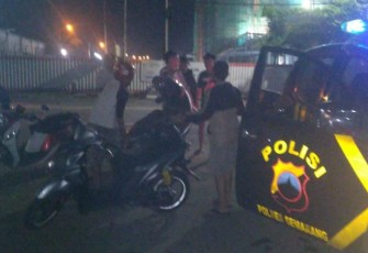 Patroli Polsek Tengaran berhasil menggagalkan aksi tawuran sekelompok remaja