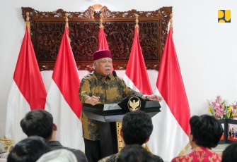 Menteri PUPR Basuki Hadimuljono saat di Tunisia, Rabu (7/2/2024). 