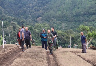 Dandim Madiun Dampingi Kasdam V/Brawijaya Tinjau Lokasi Hanpangan