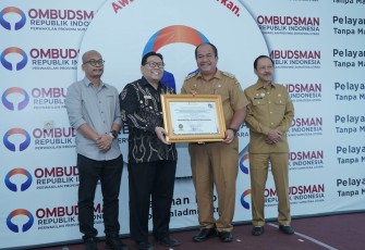 Pemerintah Kabupaten Asahan Raih Predikat Tinggi Kepatuhan Pelayanan Publik Dari Ombudsman