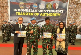 erah terima jabatan Komandan Satuan Tugas Force Head Quarter Support Unit (FHQSU XXVI-O1) United Nations Interim Force in Lebanon (Unifil) telah dilaksanakan dari Kolonel Arm Ezra Nathanael S.Kom, M.M.,M.Han (Abituren Akmil 1998) kepada Kolonel Inf Ghoffar Ngismail (Abituren Akmil 1999)