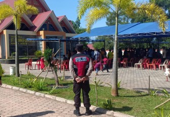 Polres Bintan Lakukan Pengamanan Ibadah Rutin Minggu Umat Kristen 