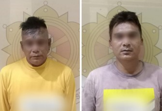 Dua Pelaku Penganiayaan Saat Diamankan 