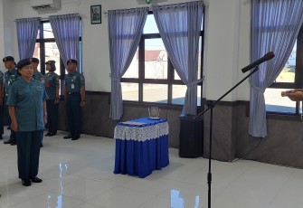 Komandan Satlinlamil 3 Pimpin Sertijab Kepala Akutansi Satlinlamil 3