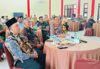 Polres Natuna Rapat Lintas Sektor Oprasi Lilin Seligi 2024 Bersama Undangan Stakeholder