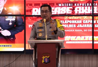 Kapolda Kalteng Irjen Pol. Drs. Djoko Poerwanto