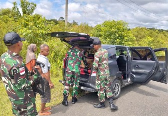 Satgas Yonzipur 5/ABW Sweeping Keamanan Wilayah
