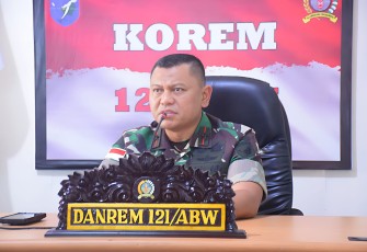 Danrem 121/Abw Brigjen TNI Luqman Arief, S.I.P., M.I.P