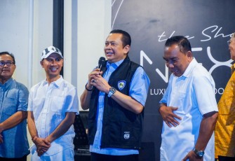 Anggota DPR RI sekaligus Ketua Umum Ikatan Motor Indonesia (IMI) Bambang Soesatyo