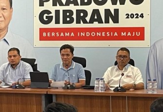 Wakil Ketua Tim Kampanye Nasional (TKN) Prabowo-Gibran, Habiburokhman dalam konferensi pers di Media Center TKN Prabowo-Gibran, Jakarta, Jumat (12/1/24). 
