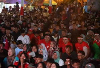 Antusias Nobar AFC U23