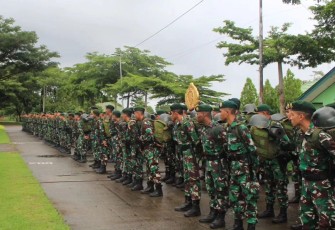Batalyon Arhanud 16 Kostrad Gelar Apel Kesiapsiagaan Menjelang Pemilu