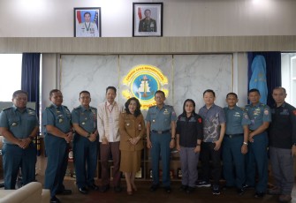 Danlantamal VI saat Terima Audiensi Panitia Oikumene Kristiani SE Sulsel TNI-Polri dan Pemerintahan