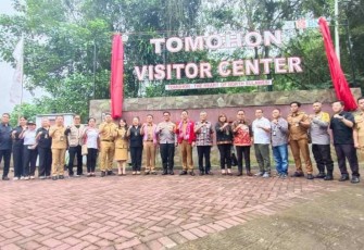 Tomohon Visitor Centre (TVC) resmi diluncurkan pada, Selasa Januari 2024 di kompleks Lokasi Wisata Tekaan Telu Tinoor, Kecamatan Tomohon Utara, Provinsi Sulawesi Utara pada hari Selasa (30/1/2024).