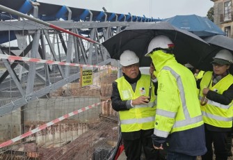 Menteri Basuki saat Kunjungi Terowongan Drainase Raksasa di Lisbon, Portugal
