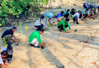 Bintan Resorts saat Tanam 5.000 Bibit Bakau