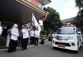Walikota Depok Mohammad Idris saat launching program ILP Kota Depok 