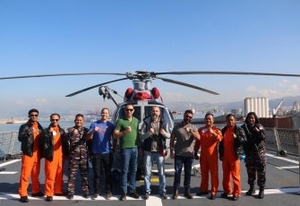 Heli HS-1305 o/b KRI Diponegoro-365 Penuhi Persyaratan PBB