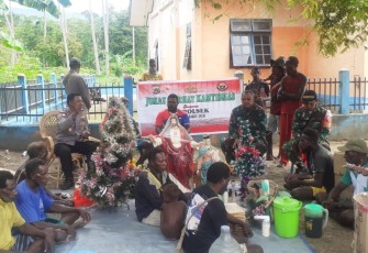 Babinsa Kokonao Gelar Kegiatan Jumat Curhat