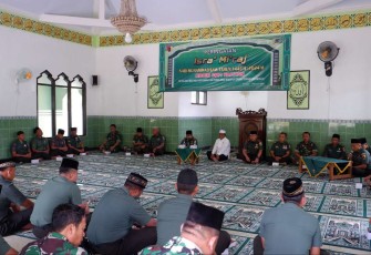 Peringatan Isra Mi'raj di Kodim 0801/Pacitan, Rabu (7/2)