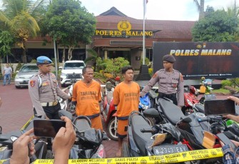 Dua Penadah Curanmor di Kabupaten Malang, Sabtu (10/2)
