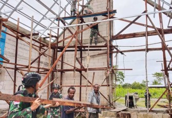Pembangunan gereja di perbatasan 