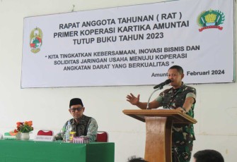 Dandim 1001/HSU-BLG Letkol Inf Dhuwi Hendradjaja