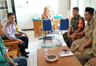 Komsos bersama perangkat desa wilayah binaan 