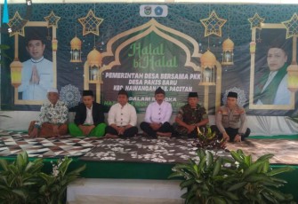 Halalbihalal bersama warga desa binaan 