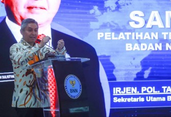 Sekertaris Utama BNN RI Tantan Sulistyana