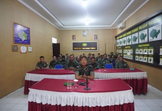 Training Of Trainer Melalui Zoom Meeting Kodim 1002/HST
