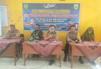 Sosialisasikan Bullying, Narkoba, dan Pelecehan Seksual di Sekolah