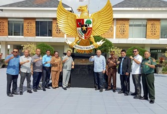 Kunjungan Kejaksaan Agung RI di PLBN Skouw