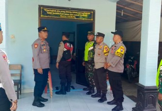 Pengamanan ibadah Kenaikan Isa Al-Masih di Gereja 