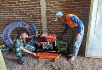 Pengecekan alat pertanian bantuan Kementan 