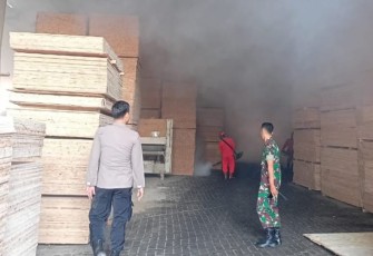 Fogging di wilayah desa binaan 