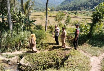 Pendataan lahan sawah warga desa binaan 