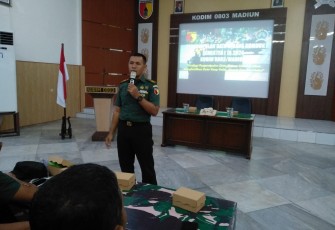 Pasiter Kodim 0803/Madiun Kapten Inf Sutomo