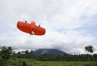 Drone Pemetaan Daerah Rawan Bencana Banjir Lahar Hujan Gunungapi Ibu