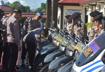 Kapolres Bintan Cek Kesiapan Sarpras yang Ada 