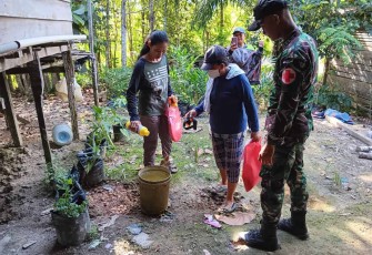Waspada jentik nyamuk di lingkungan warga perbatasan 