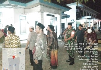 Pengamanan parade rebana klasik di wilayah desa binaan 