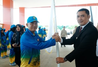 Pj Bupati Batu Bara Lepas Kontigen Popprovsu 
