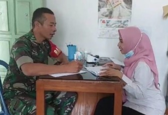 Komsos bersama bidan desa 