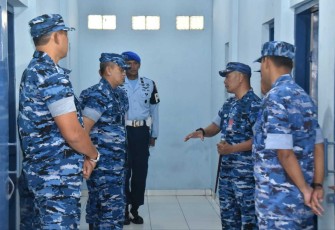 Pangkoopsud I Marsda TNI Mohammad Nurdin saat memberikan pengarahan 