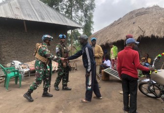 Satgas Indo RDB XXXIX-F/Monusco Bantu Masalah Pencurian Hewan 