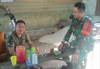 Komsos bersama warga desa binaan 
