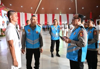 As SDM Kapolri Irjen Dedi Prasetyo saat seleksi Catar Polri 